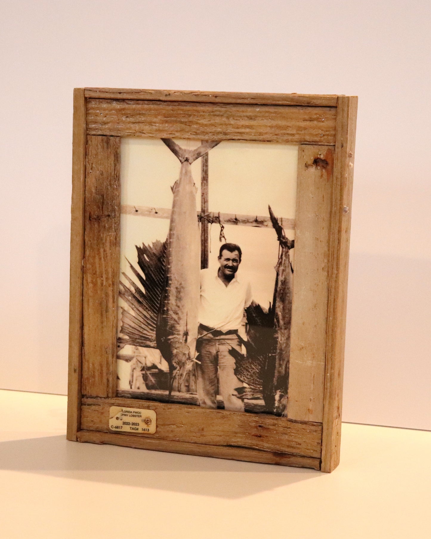 A Younger with Marlin in Lobster Trap Frame