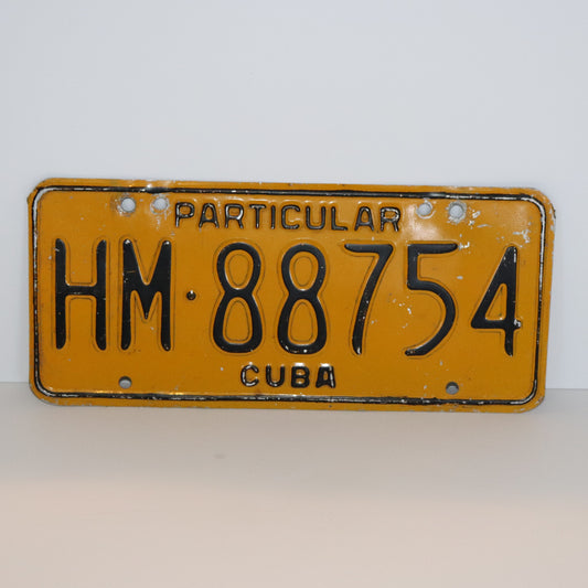 YELLOW PARTICULAR: 1978 Elongated plate