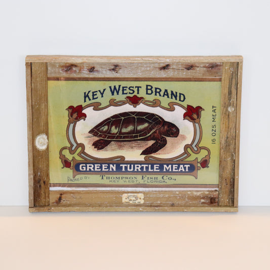 Turtle Meat Poster in Lobster Trap Frame